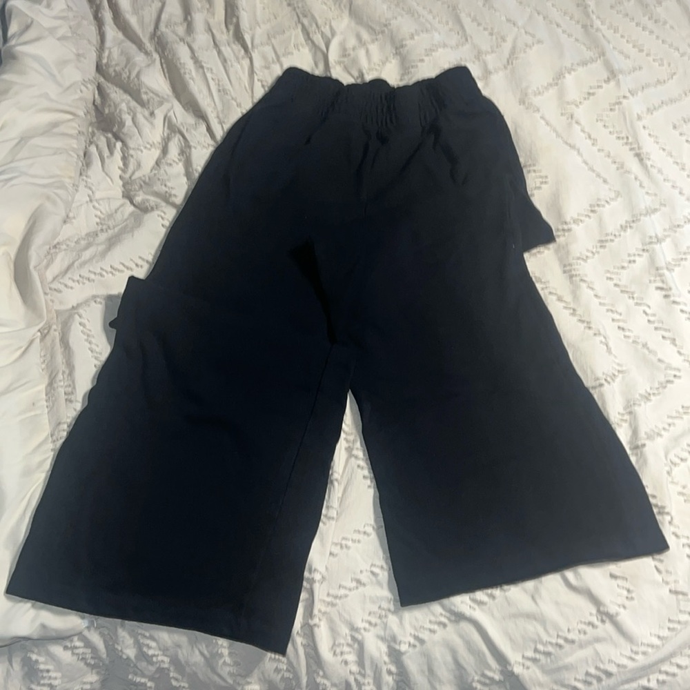 Target wide leg black sweatpants